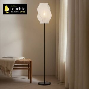 Gulvlampe Tovina Lucande, Hvit / opal, Stue / spisestue, Tekstil / stoff / silke, Skandinavisk Gulvlampe Tovina Lucande, Hvit / opal, Stue / spisestue, Tekstil / stoff / silke, Skandinavisk
