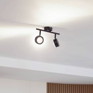 Lindby taklampe Jyla, 2 lyskilder, matt svart Jyla Lindby, dimbar, Sort, Arbeidsrom / kontor, Metall, Moderne Lindby taklampe Jyla, 2 lyskilder, matt svart Jyla Lindby, dimbar, Sort, Arbeidsrom / kontor, Metall, Moderne
