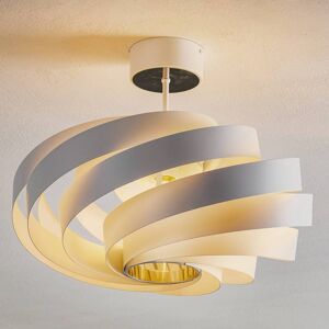 Taklampe Tori Euluna, dimbar, Hvit / opal, Stue / spisestue, Metall, Moderne Taklampe Tori Euluna, dimbar, Hvit / opal, Stue / spisestue, Metall, Moderne