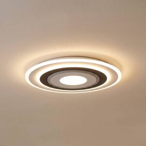LED-taklampe Rebeka Lindby, dimbar, Hvit / opal, Stue / spisestue, Kunststoff, Moderne LED-taklampe Rebeka Lindby, dimbar, Hvit / opal, Stue / spisestue, Kunststoff, Moderne