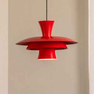 Pendellampe Plato Luminex, dimbar, Rød, Stue / spisestue, Metall, Moderne Pendellampe Plato Luminex, dimbar, Rød, Stue / spisestue, Metall, Moderne