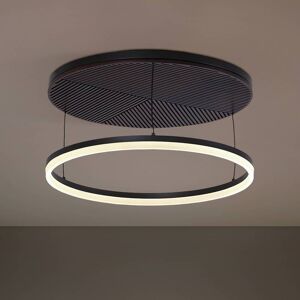 LED-taklampe Orven Lucande, dimbar, Sort, Stue / spisestue, Metall, Moderne LED-taklampe Orven Lucande, dimbar, Sort, Stue / spisestue, Metall, Moderne