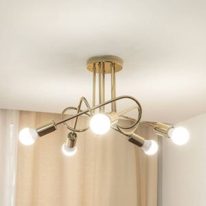 Taklampe Oxford HELAM, dimbar, Messing / gull, Stue / spisestue, Metall, Moderne Taklampe Oxford HELAM, dimbar, Messing / gull, Stue / spisestue, Metall, Moderne