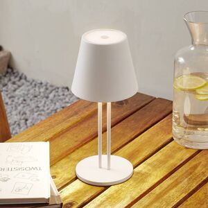 Lindby LED oppladbar bordlampe Janea TWIN, hvit, metall Lindby, dimbar, Hvit / opal, Metall, Moderne Lindby LED oppladbar bordlampe Janea TWIN, hvit, metall Lindby, dimbar, Hvit / opal, Metall, Moderne