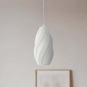 Pendellampe Nuvia Lindby, dimbar, Hvit / opal, Stue / spisestue, Moderne Pendellampe Nuvia Lindby, dimbar, Hvit / opal, Stue / spisestue, Moderne
