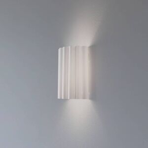 Vegglampe Aria Duolla, dimbar, Hvit / opal, Stue / spisestue, Tekstil / stoff / silke Vegglampe Aria Duolla, dimbar, Hvit / opal, Stue / spisestue, Tekstil / stoff / silke