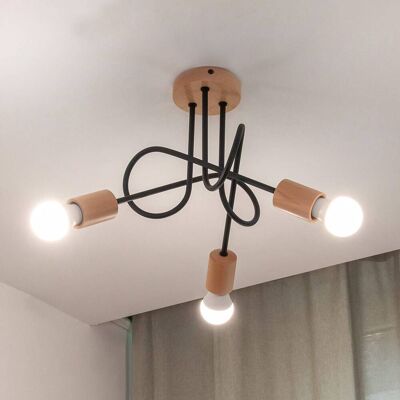 Taklampe Oxford HELAM, dimbar, Sort, Stue / spisestue, Metall, Moderne Taklampe Oxford HELAM, dimbar, Sort, Stue / spisestue, Metall, Moderne