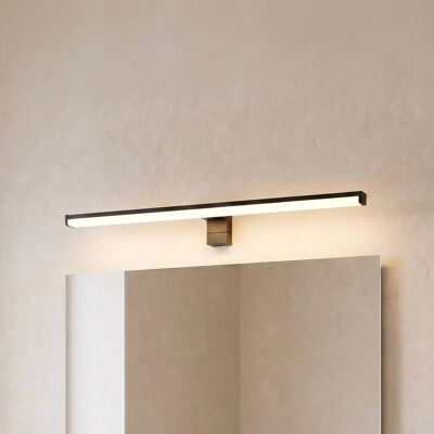 Trio Lighting Vegglampe Lino, Sort, Baderom, Aluminium, Moderne Trio Lighting Vegglampe Lino, Sort, Baderom, Aluminium, Moderne