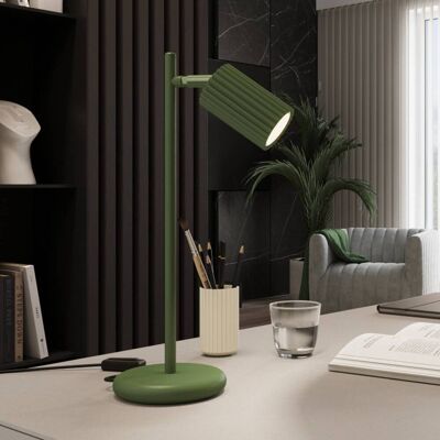 Bordlampe ALORA SOLLUX LIGHTING, Grønn, Stue / spisestue, Aluminium Bordlampe ALORA SOLLUX LIGHTING, Grønn, Stue / spisestue, Aluminium