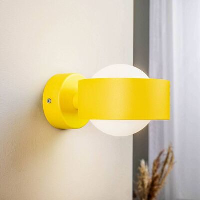 Euluna Mado Stål Vegglampe - 1 Lys - Gul Euluna Mado Stål Vegglampe - 1 Lys - Gul