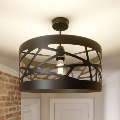 Sigma Svart Moderne Taklampe - 39x34cm - E27 Sigma Svart Moderne Taklampe - 39x34cm - E27
