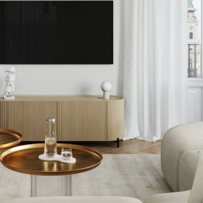 Bordlampe ORBI SOLLUX LIGHTING, Krem / amber, Stue / spisestue, Aluminium Bordlampe ORBI SOLLUX LIGHTING, Krem / amber, Stue / spisestue, Aluminium