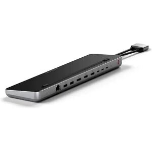 Satechi Dual Dock Stativ - USB-C MultiPort Hub - Grå / Svart