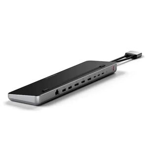 Satechi Dual Dock Stativ - USB-C MultiPort Hub - Grå / Svart