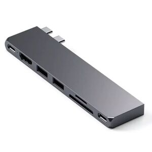 Satechi USB-C Pro Hub Slim med HDMI 100W - Space Grey