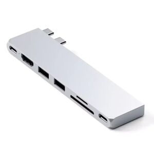 Satechi USB-C Pro Hub Slim med HDMI 100W - Sølv