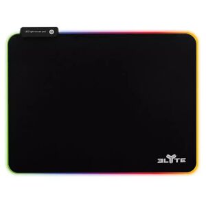 Elyte PY200 Gaming Musematte med RGB-lys - 30 x 40 cm - Svart