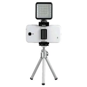 Hama LED Lampe & Mobilholder - Svart