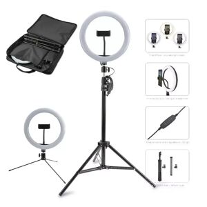 4smarts LoomiPod XL & Mini Selfie Tripod med LED, Holder & Stativ