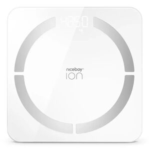 Niceboy ION Smart Scale - Bluetooth / Wifi Kroppsanalyse Badevekt - Hvit