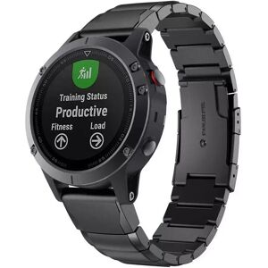 Universal Garmin 22mm Tech-Protect Stropp i Rustfritt Stål - Svart