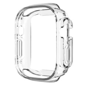 INCOVER Apple Watch Ultra 1/2 (49mm) Fleksibelt TPU Plast Deksel – Gjennomsiktig