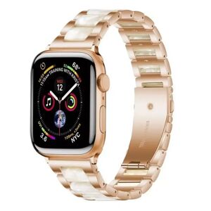 Tech-Protect Apple Watch (38/40/SE/41MM) Tech-Protect Urrem i Rustfritt Stål - Rose Gull / Hvit Marmor
