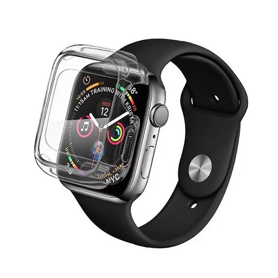 QDOS Apple Watch SE/6/5/4 (40mm) QDOS Infinity Glass Deksel - Gjennomsiktig