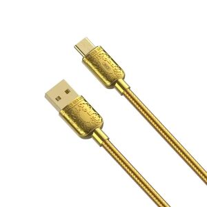 XO USB-A til USB-C Kabel 1 Meter - Gull