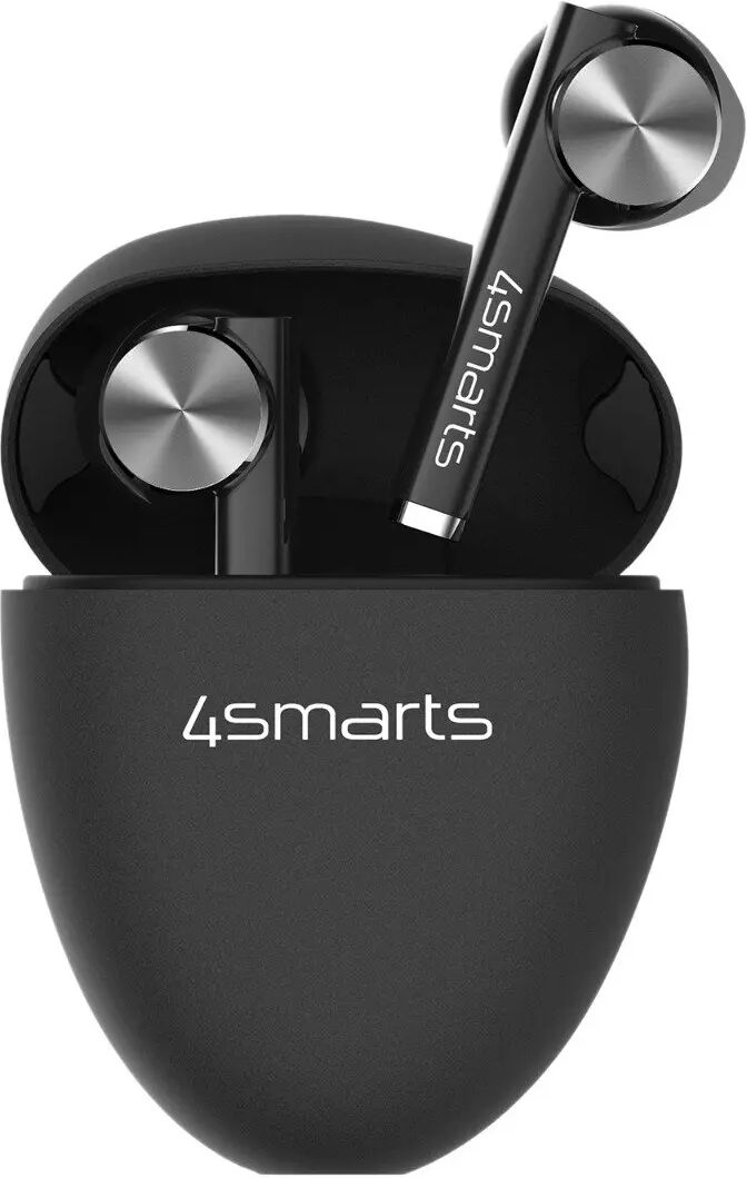 4smarts TWS Trådløs In-Ear Hodetelefoner Pebble - Svart