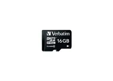 Verbatim 16GB microSDHC Class 10 Hukommelseskort m. Kamera Adaptor
