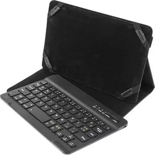 Deltaco Etui m. Nordisk Tastatur Til Android Svart 7-8"