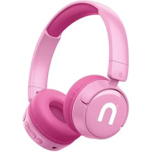 Niceboy Hive Kiddie Bluetooth Hodetelefoner On-Ear for Barn med Lydbegrenser - Rosa