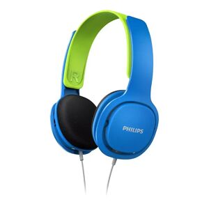 Philips Hodetelefoner On-Ear for Barn med Lydbegrenser - Blå / Grønn