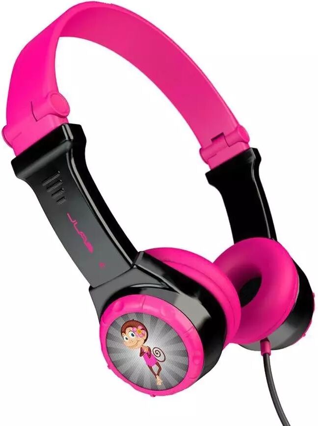 JLab, Jlab Audio Jbuddies Folding On-Ear med Ledning - Barne Hodetelefoner (2-8 År) - Rosa