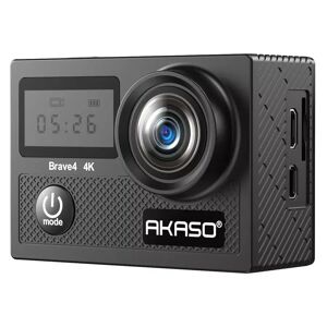 AKASO Brave 4 Action Camera Ultra HD 4K med Digital Zoom - Svart