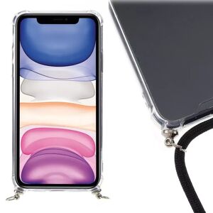 INCOVER iPhone 11 Fleksibel Plastik Deksel m. stropp - Svart