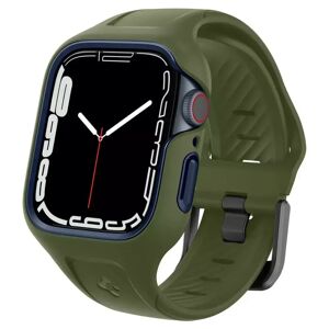 Spigen Apple Watch Series (45mm) SPIGEN Liquid Air Pro Deksel m. Reim - Grønn