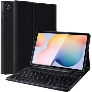 Samsung Galaxy Tab S6 Lite (2020-2024) Tech-Protect Keyboard Deksel Med Pencil Holder - Engelsk Layout - Svart