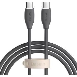 Baseus Jelly Cable 100W USB-C til USB-C - 2m - Svart