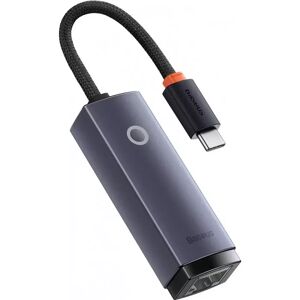 Baseus Adapter USB Type C til RJ45 Lan - Grå