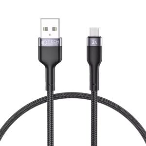 Tech-Protect Ultraboost USB-A til micro-USB Kabel 3A 25cm - Svart