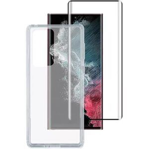 Samsung Galaxy S23 Ultra 4smarts Second Glass X-Pro 360° Protection Set (Deksel + Skjermbeskytter)