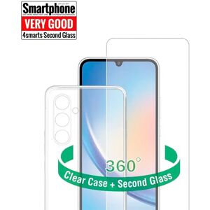 Samsung Galaxy S23 FE 4smarts Second Glass X-Pro 360° Protection Set (Deksel + Skjermbeskytter)