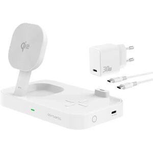 4smarts Qi2 Trådløs Lader 15W - MagSafe Kompatibel - Hvit