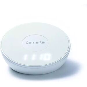 4smarts Voltbeam N8 Fast Wireless Charger med LED Lys Hvit 15W - Universell Qi Lader