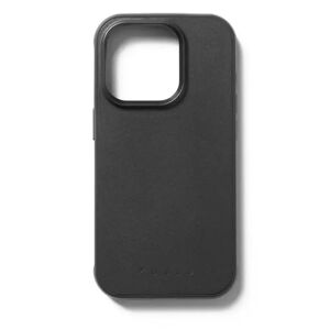 Mujjo iPhone 15 Pro Leather Shield Case - MagSafe Kompatibel - Sort