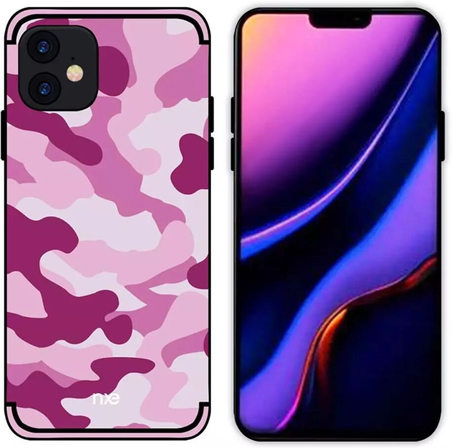 NXE iPhone 11 NXE Camouflage Deksel - Pink