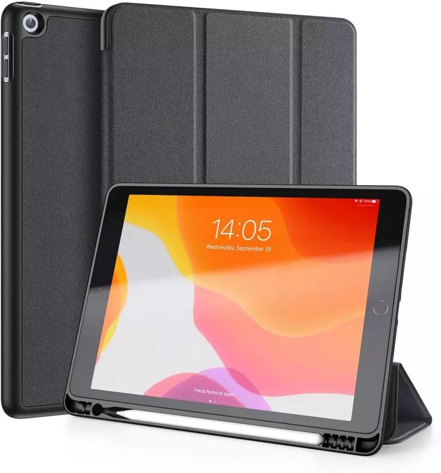 Dux Ducis iPad 10.2" (2021 / 2020 / 2019) Deksel - DUX DUCIS DOMO Series Quality Case - Svart