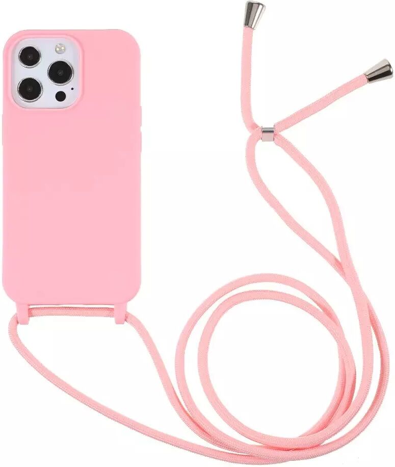 INCOVER iPhone 13 Pro Max Fleksibelt Deksel Med Stropp - Lys Rosa